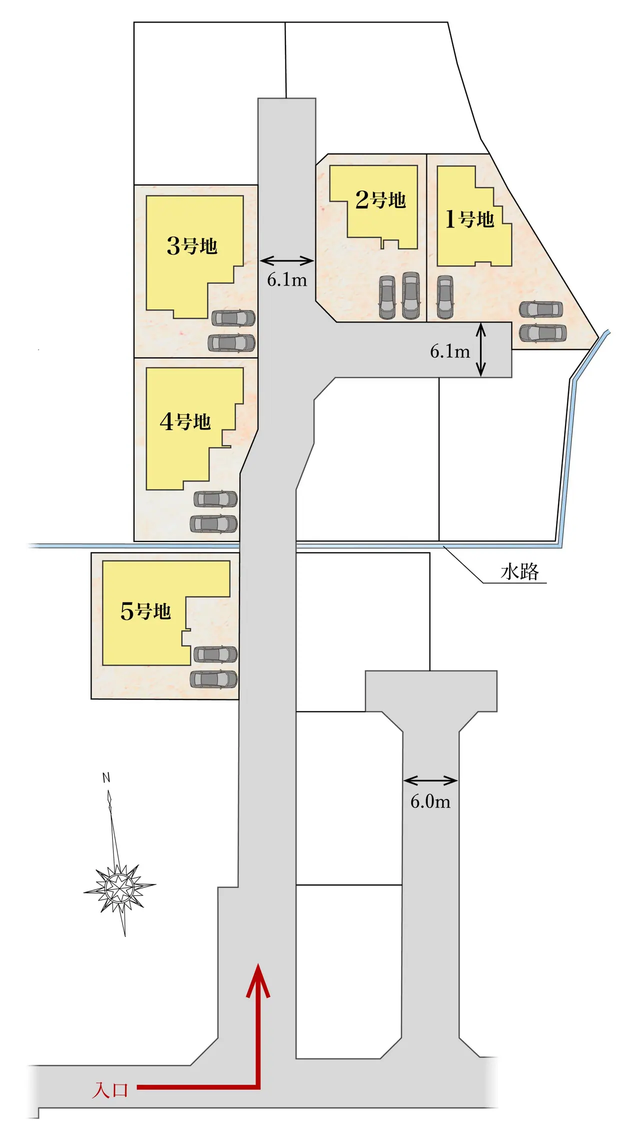 小郡市福童 新築戸建 間取り図