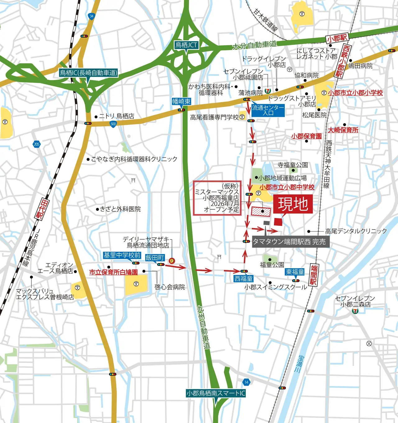 小郡市福童 新築戸建 間取り図