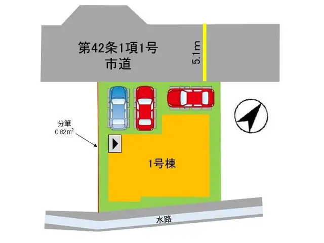 福岡市南区中尾2丁目 新築戸建 間取り図