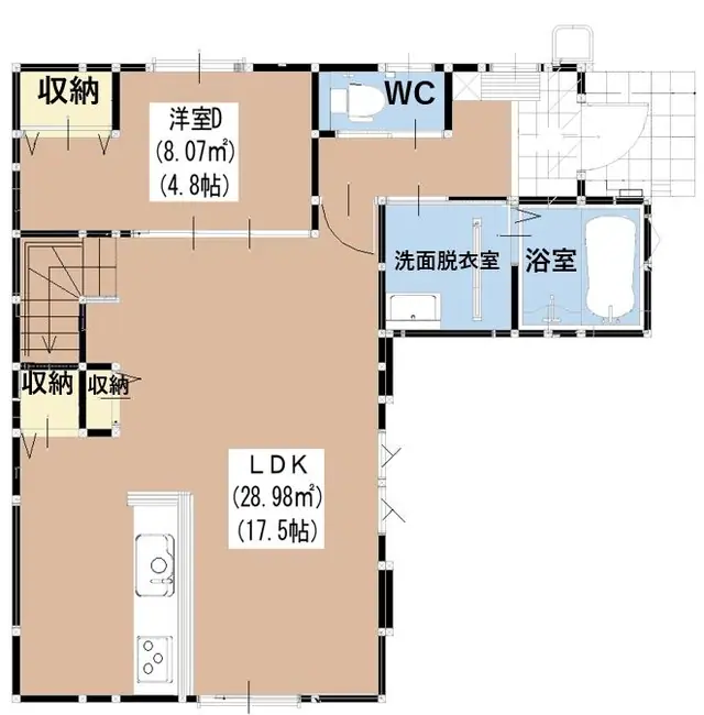 福岡市早良区田隈3丁目 新築戸建 間取り図
