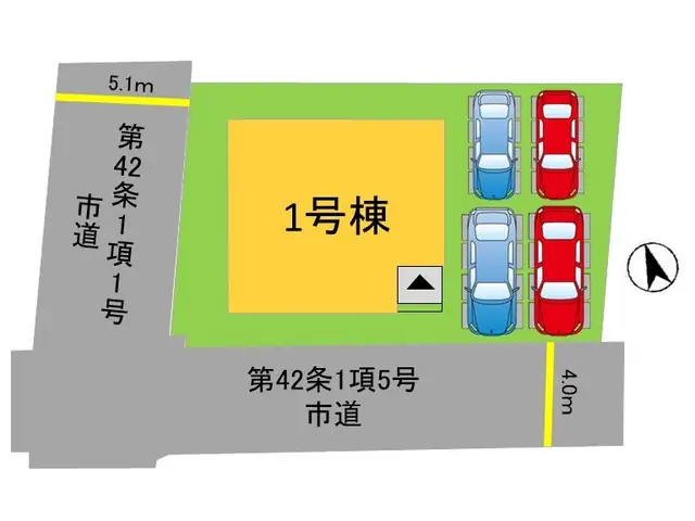 大野城市大城2丁目 新築戸建 間取り図