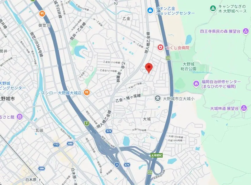 大野城市大城2丁目 新築戸建 間取り図