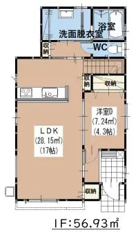 福岡市南区大池1丁目 新築戸建 間取り図