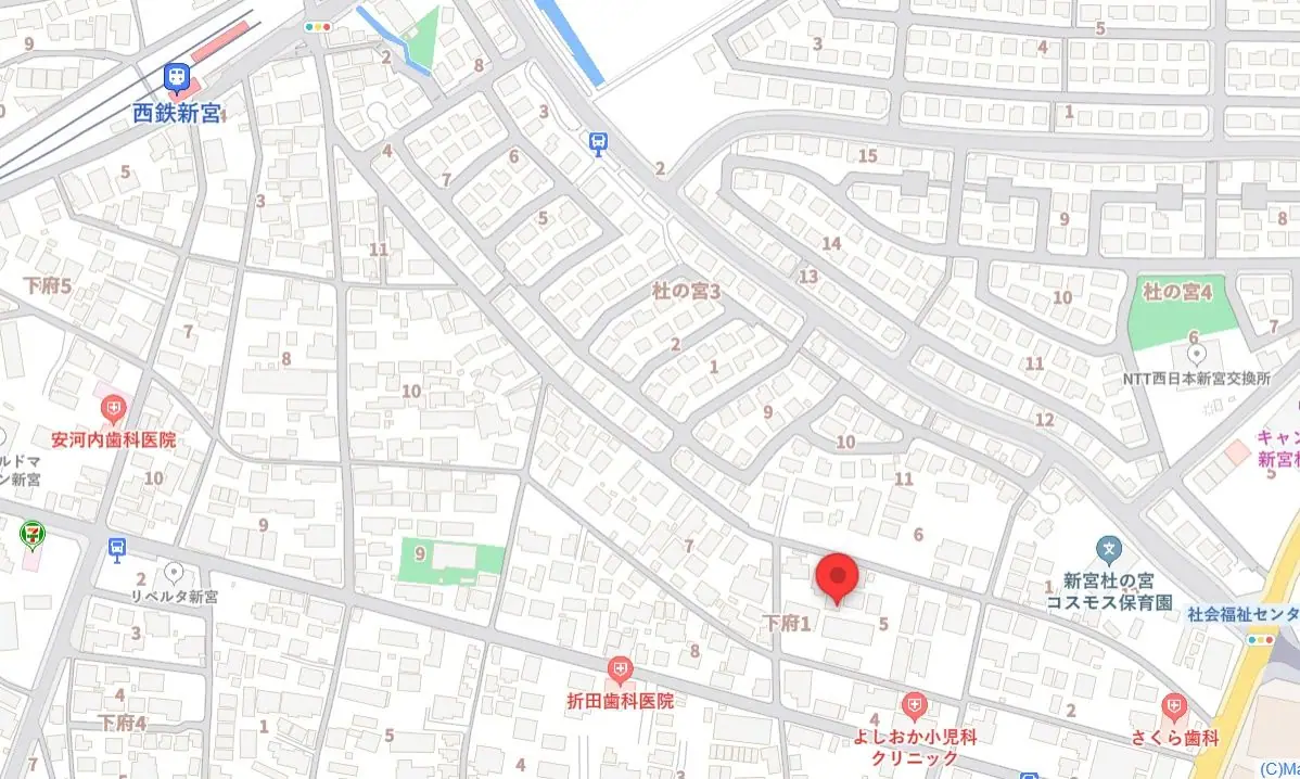 糟屋郡新宮町下府1丁目 新築戸建 間取り図