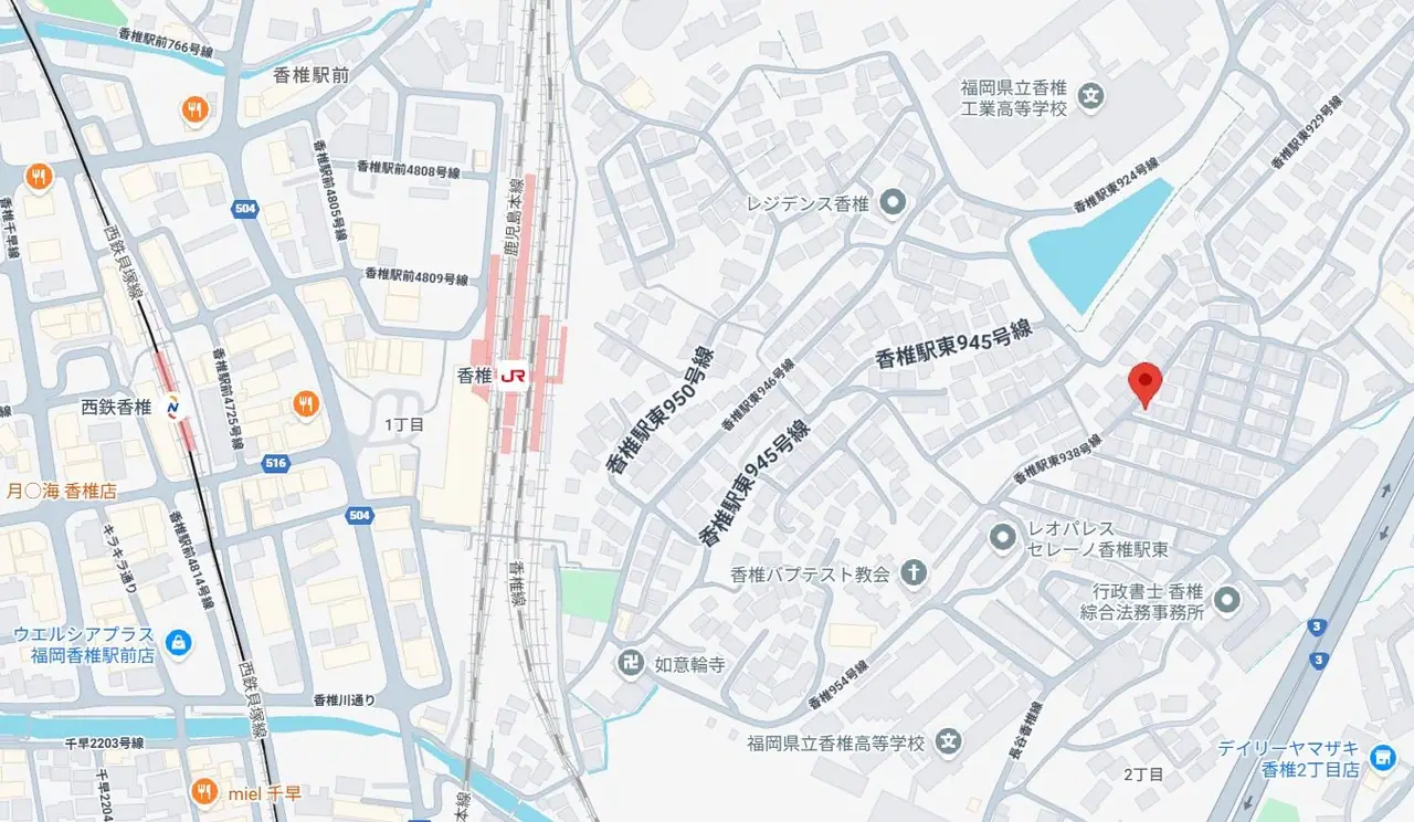 福岡市東区香椎駅東1丁目 新築戸建 間取り図