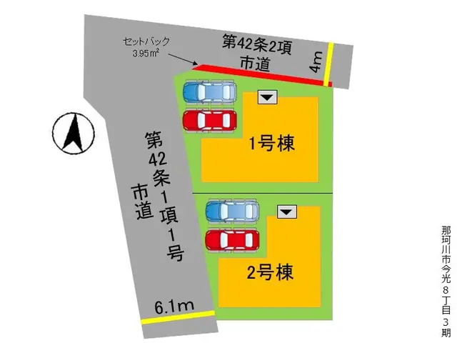 那珂川市今光8丁目 新築戸建 間取り図