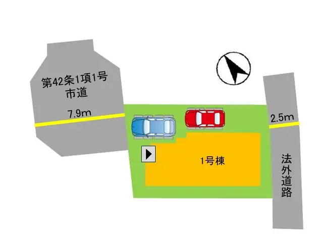 福岡市南区野多目4丁目 新築戸建 間取り図