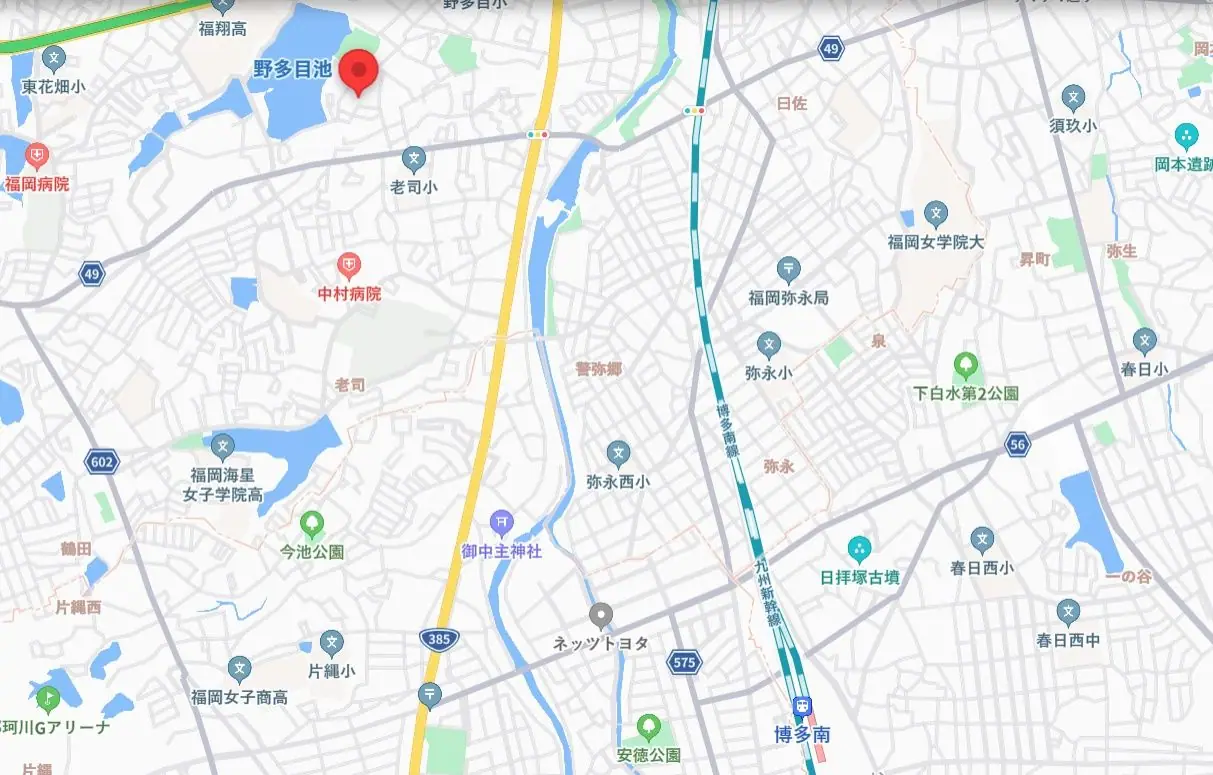 福岡市南区野多目4丁目 新築戸建 間取り図