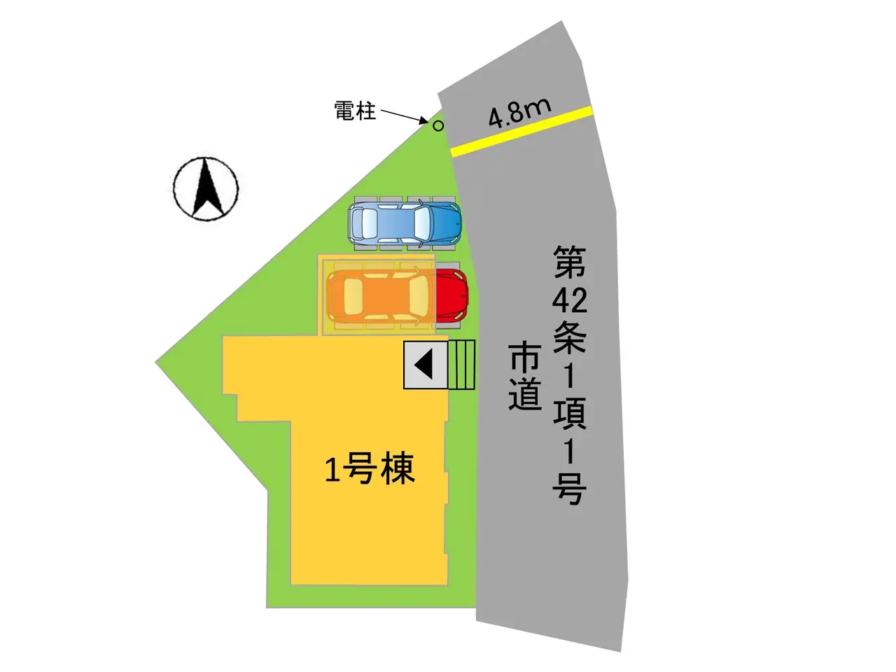 福岡市南区老司1丁目 新築戸建 間取り図