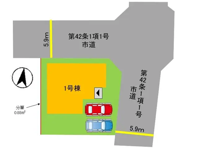 那珂川市片縄2丁目 新築戸建 間取り図