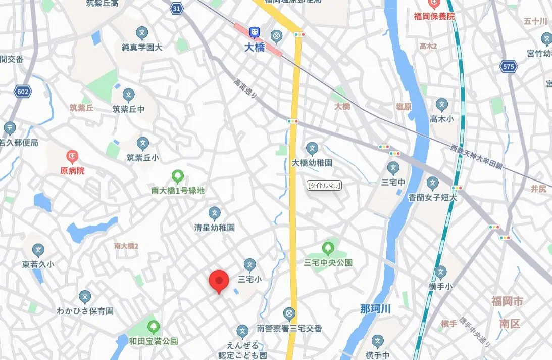 福岡市南区三宅2丁目 新築戸建 間取り図