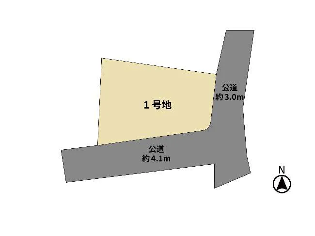 福岡市南区若久3丁目 土地（全3区画） 区画図