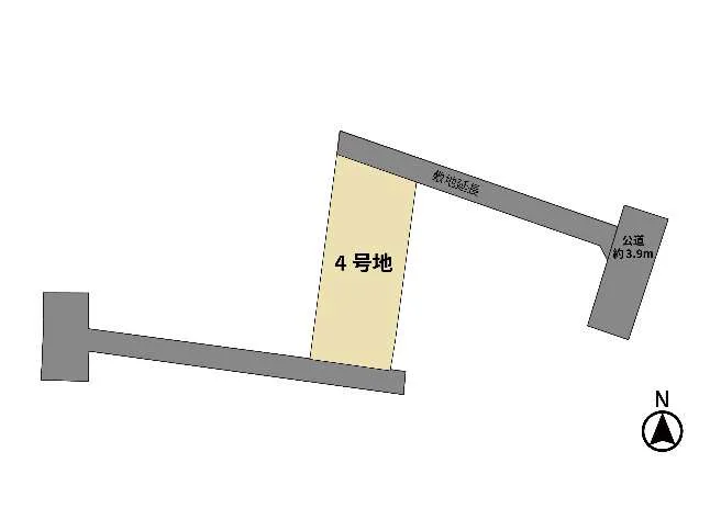 福岡市南区若久3丁目 土地（全3区画） 区画図