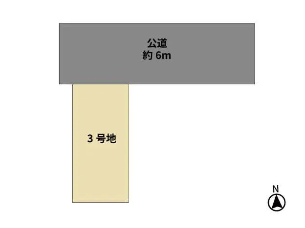 福岡市西区姪浜駅南2丁目 土地（全3区画） 区画図
