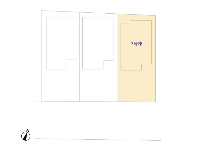 福岡市東区舞松原3丁目 新築戸建（全3棟） 間取り図