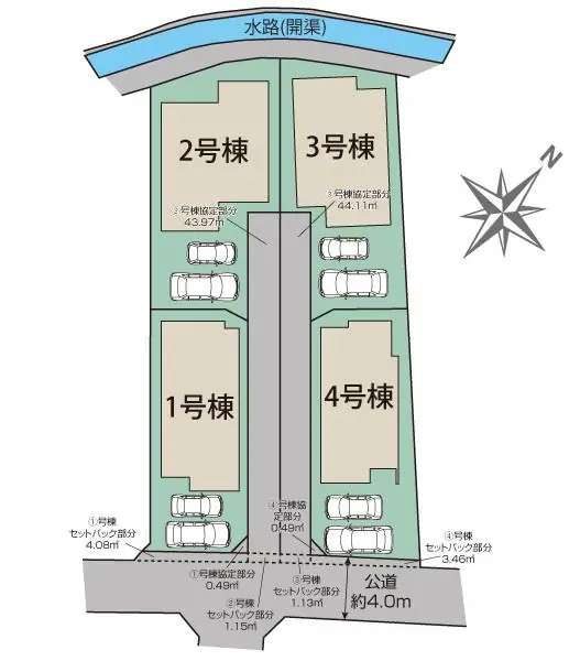 福岡市南区曰佐3丁目 新築戸建（全4棟） 間取り図