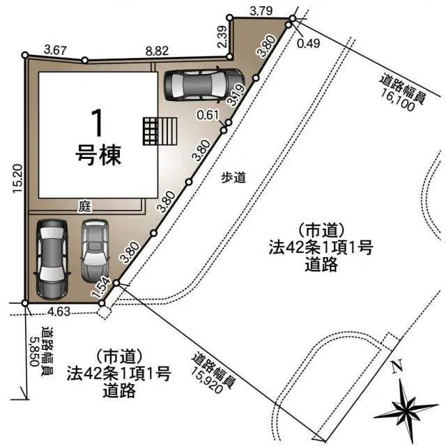 福岡市南区警弥郷3丁目 新築戸建 間取り図