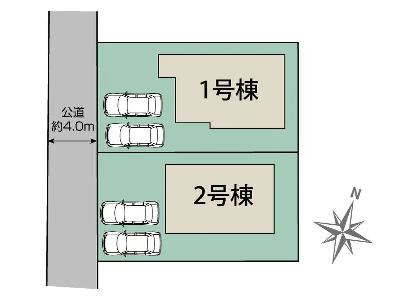 福岡市西区泉3丁目 新築戸建（全2棟） 間取り図
