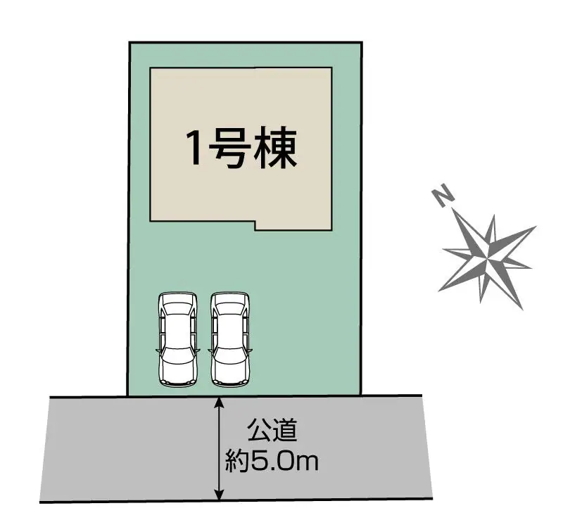 福岡市西区野方4丁目 新築戸建 間取り図