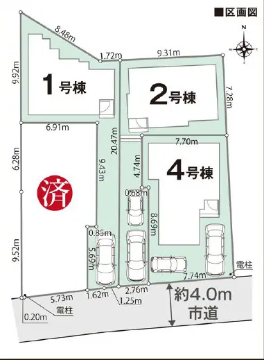 福岡市城南区飯倉1丁目 新築戸建（全4棟） 間取り図