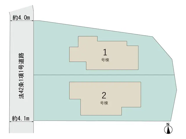 福岡市早良区梅林6丁目 新築戸建（全2棟） 間取り図