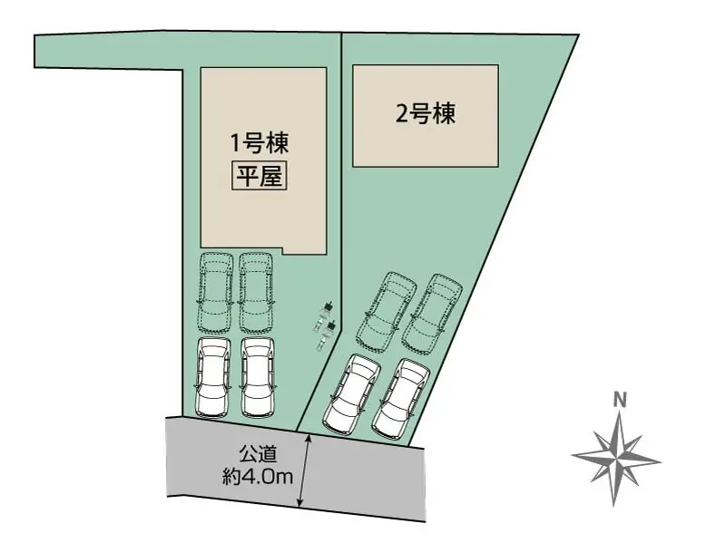 糟屋郡新宮町湊字古屋敷 新築戸建（全2棟） 間取り図