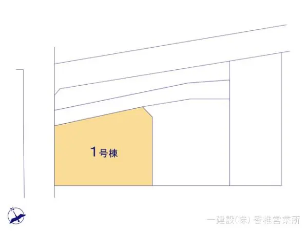 福津市花見の里3丁目 新築戸建（全3棟） 間取り図