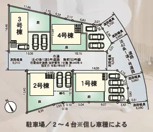 福津市畦町字金口 新築戸建（全4棟） 間取り図
