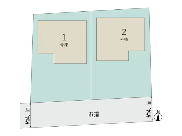 宗像市東郷2丁目 新築戸建（全2棟） 間取り図