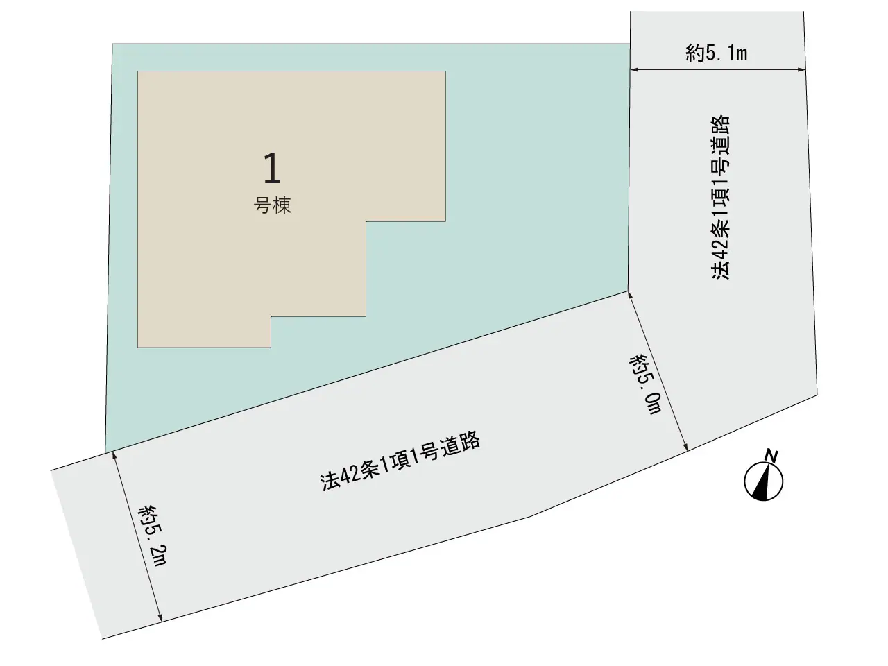 宗像市土穴4丁目 新築戸建 間取り図