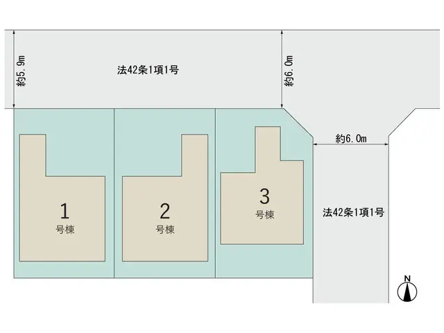 春日市一の谷4丁目 新築戸建（全3棟） 間取り図