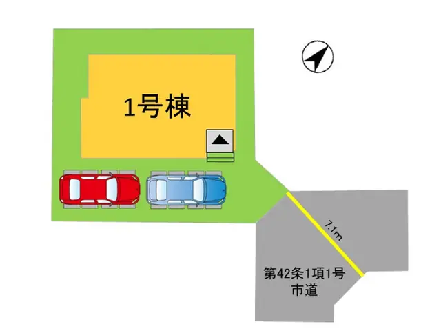 福岡市東区香住ヶ丘5丁目 新築戸建 間取り図