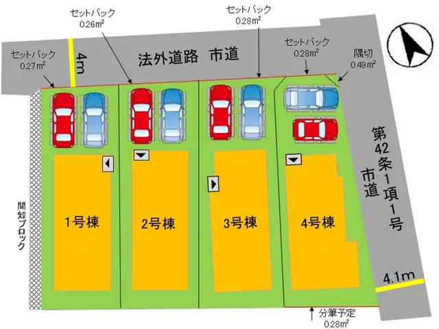 福岡市南区長住1丁目 新築戸建 間取り図