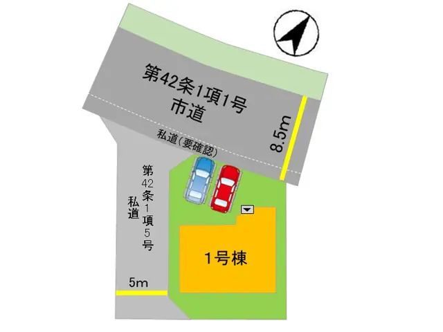 福岡市西区野方6丁目 新築戸建 間取り図