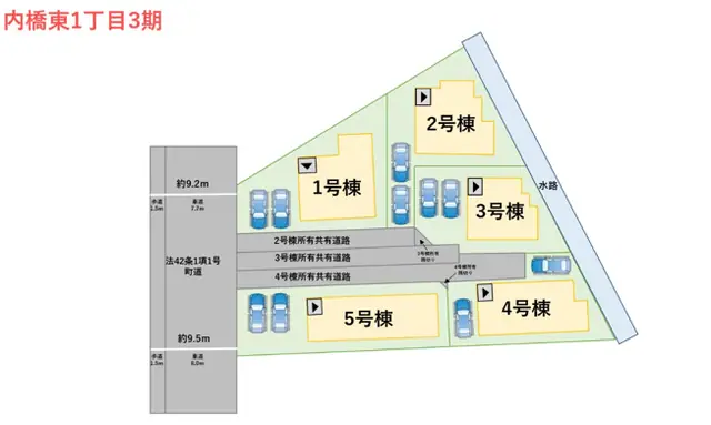 糟屋郡粕屋町内橋東1丁目 新築戸建 間取り図