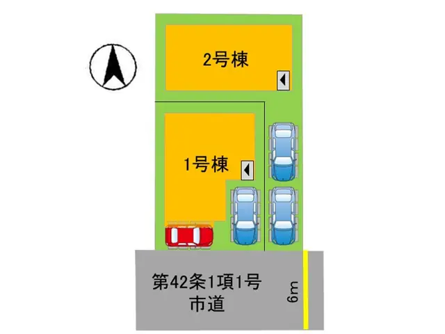 春日市松ヶ丘6丁目 新築戸建 間取り図