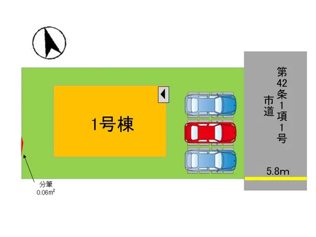 太宰府市青山4丁目 新築戸建 間取り図