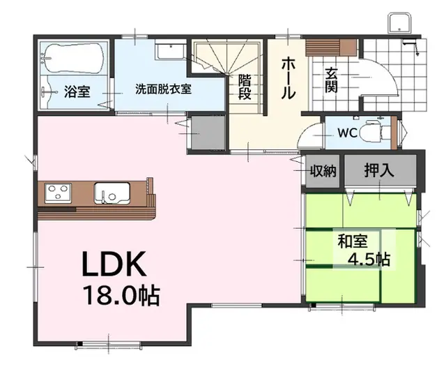 宗像市徳重 新築戸建 間取り図