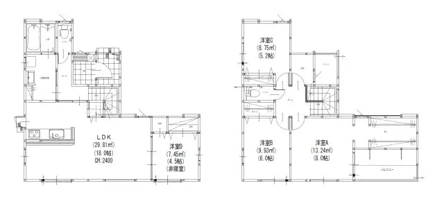 福岡市早良区田隈3丁目 新築戸建 間取り図