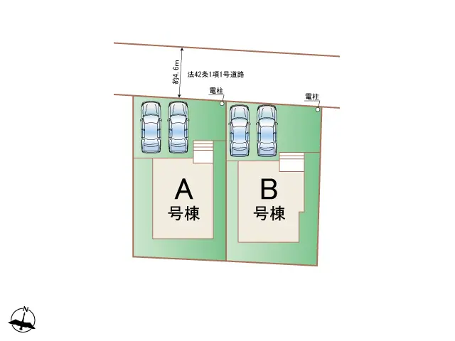 福岡市城南区樋井川5丁目 新築戸建（全2棟） 間取り図