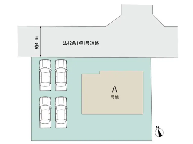 古賀市駅東5丁目 新築戸建 間取り図