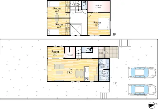 宗像市日の里4丁目 新築戸建（全2棟） 写真（9枚目）