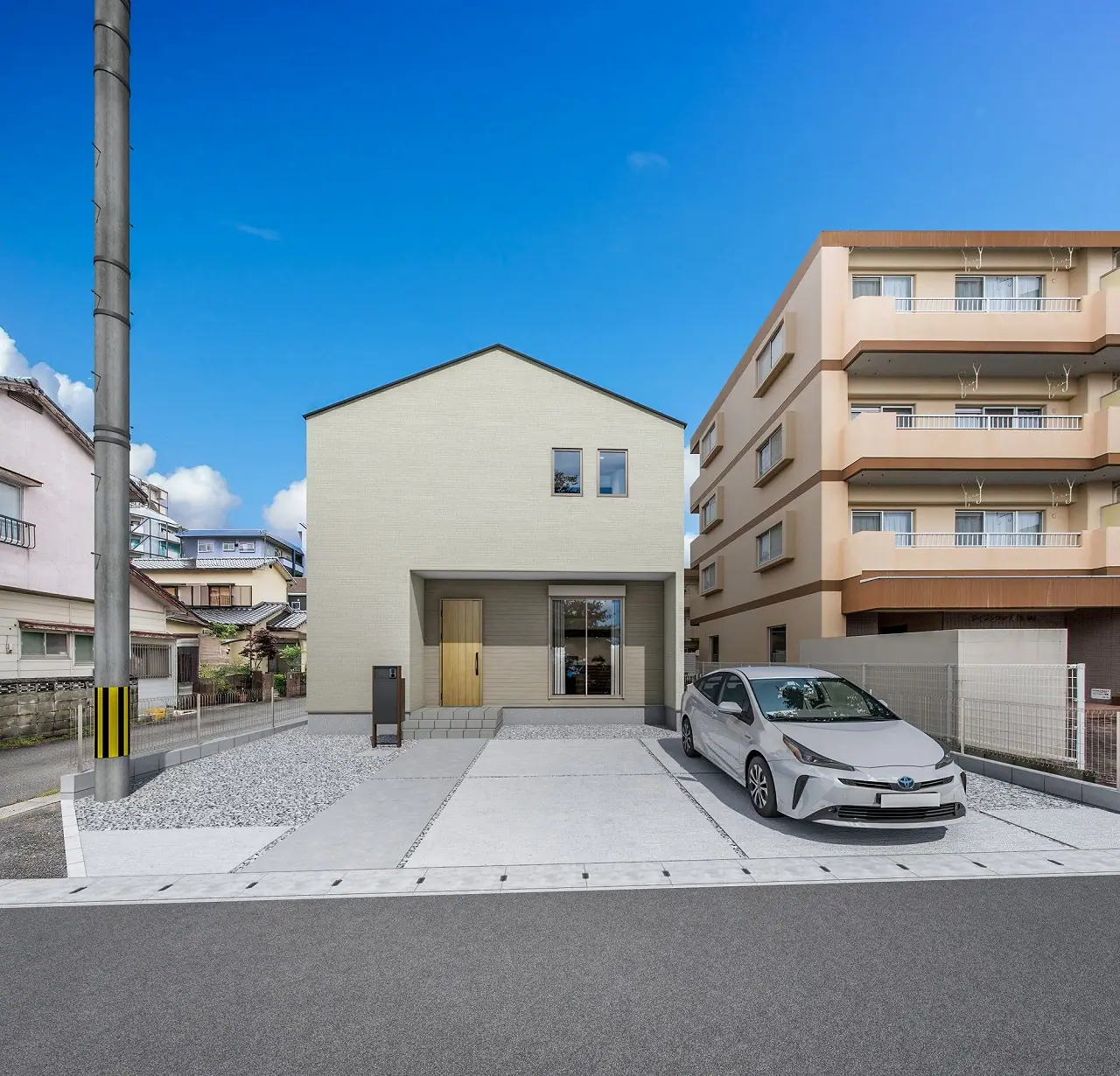 久留米市津福今町 新築戸建 外観写真