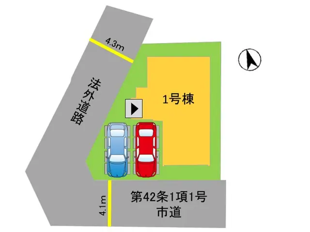 福岡市東区香椎駅東1丁目 新築戸建 間取り図
