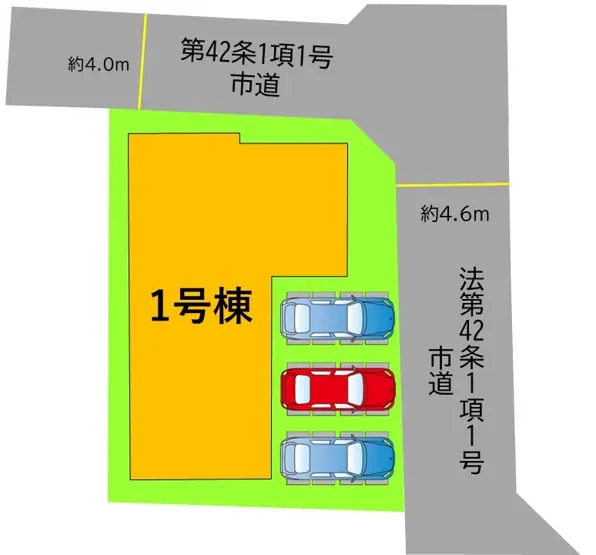 久留米市宮ノ陣5丁目 新築戸建 間取り図