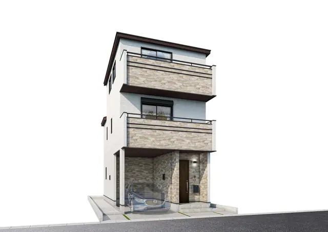 福岡市西区姪の浜3丁目 新築戸建 間取り図