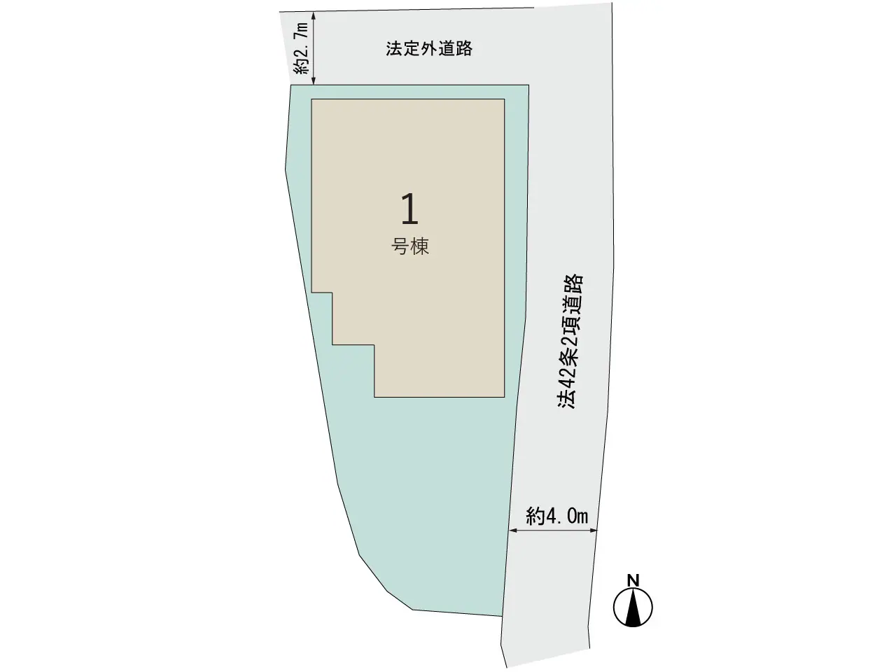 糟屋郡志免町田富4丁目 新築戸建（全2棟） 間取り図