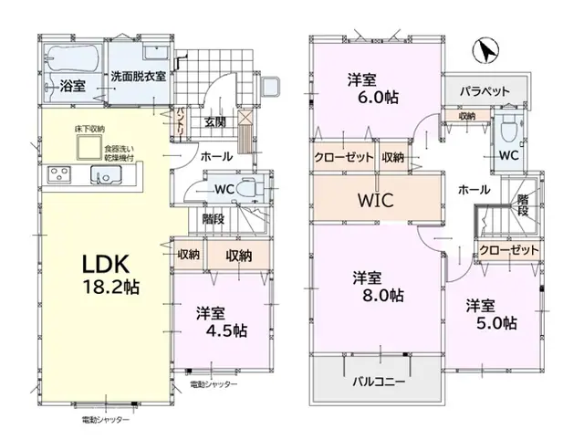 福岡市城南区樋井川6丁目 新築戸建 間取り図