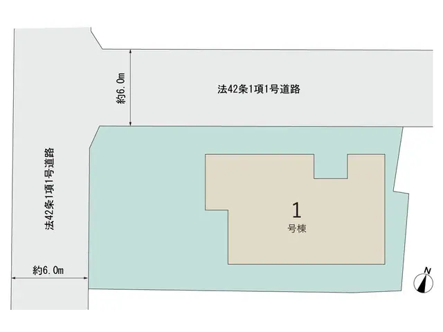 若松区新大谷町 新築戸建 間取り図