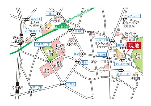 小倉北区寿山町 新築戸建（全3棟） 間取り図